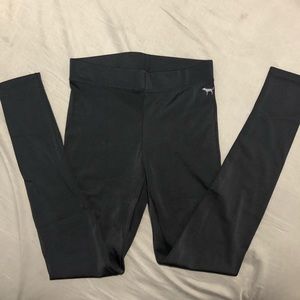 PINK Shiny Black Legging